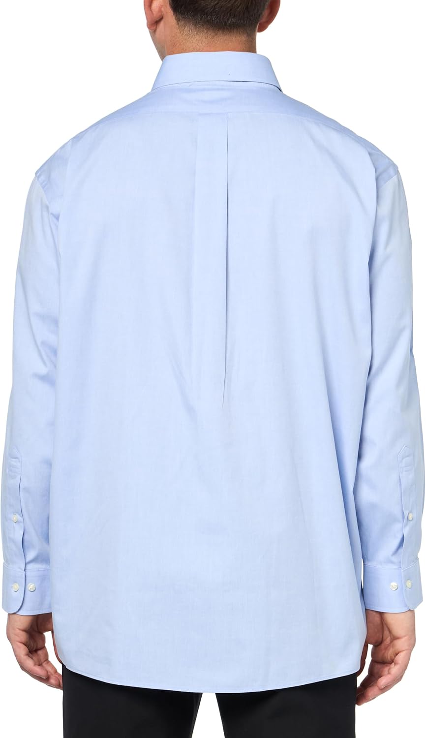Men Non-Iron Pinpoint Regular Dress Shirt - Image 2